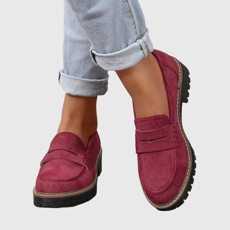 Clara | Timeless Suede Loafers