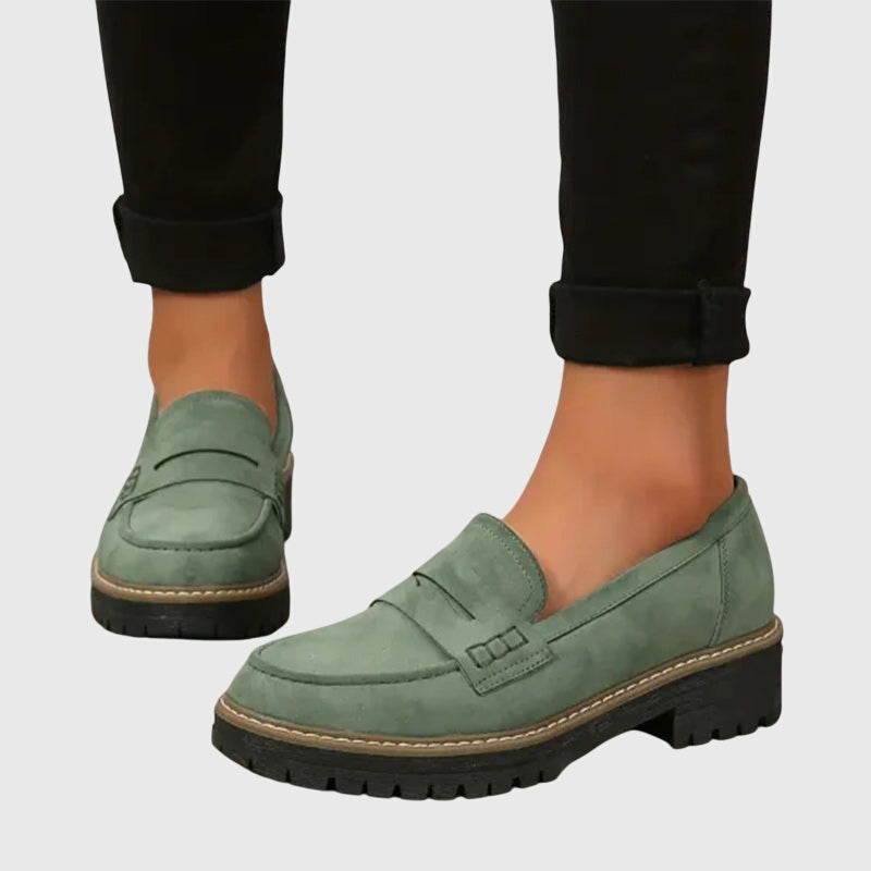 Clara | Timeless Suede Loafers
