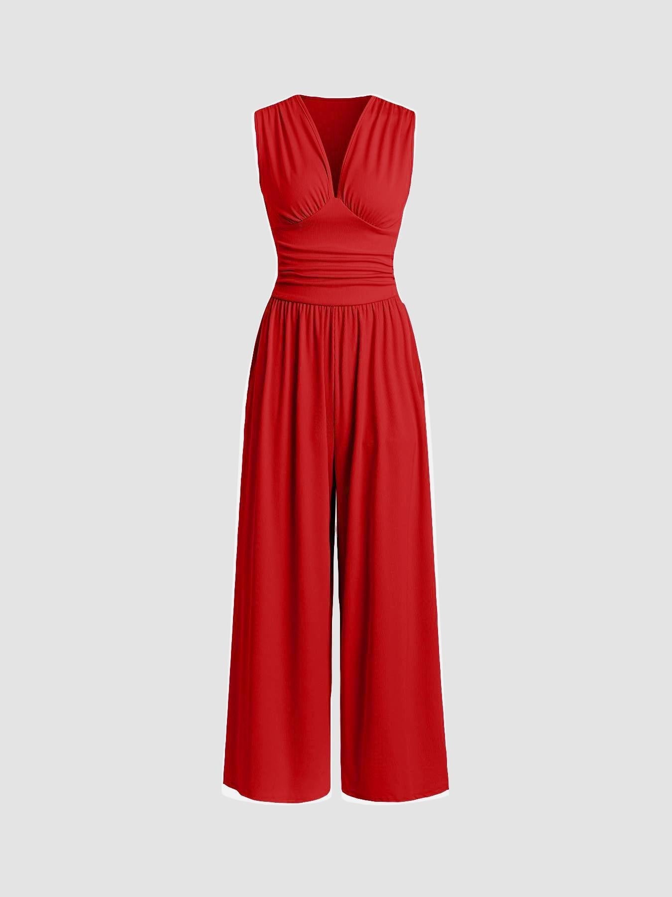 BONNIE | Chic Sleeveless Wide-Leg Jumpsuit